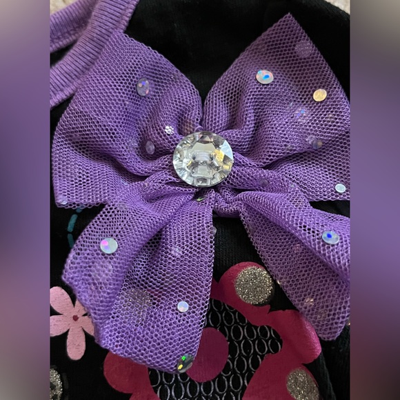 Dora the Explorer Toddler Girls 2 Piece Purple Tutu Leggings Set Size 3T - Picture 5 of 5